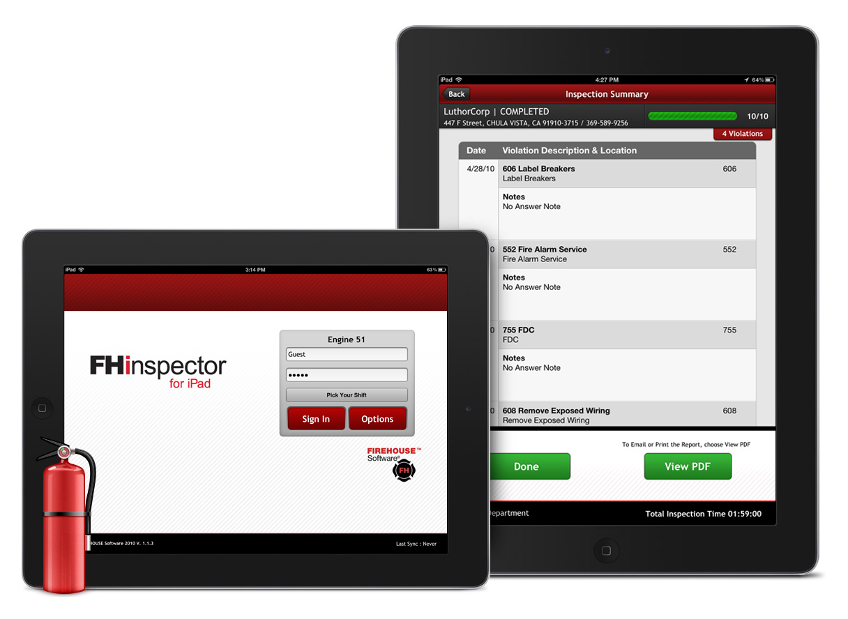 Xerox Mobile Application for Firehouses
